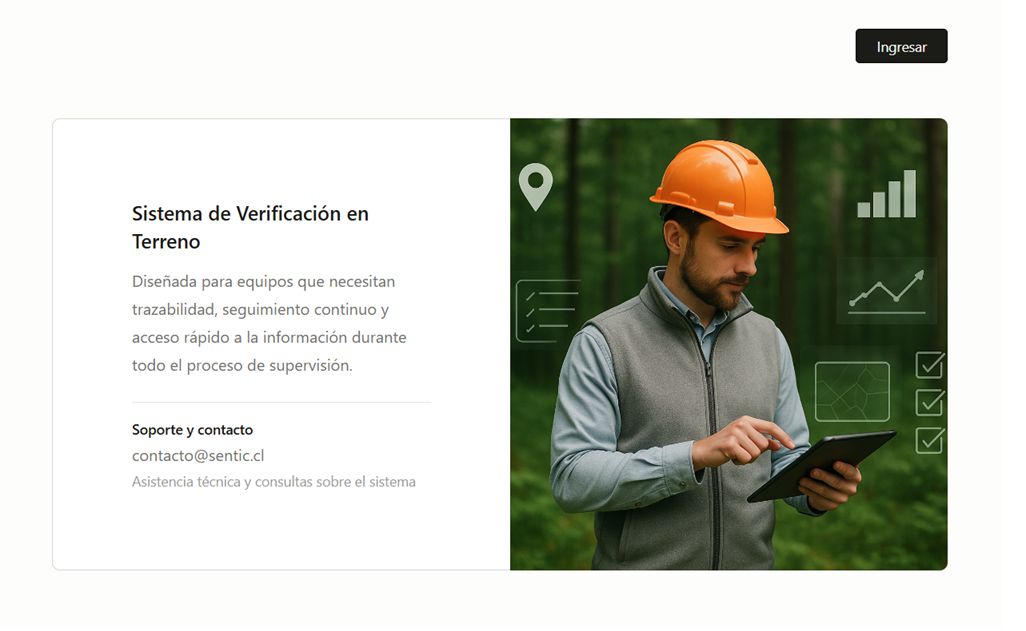 SaaS Verificación en Terreno – Control y seguimiento de actividades